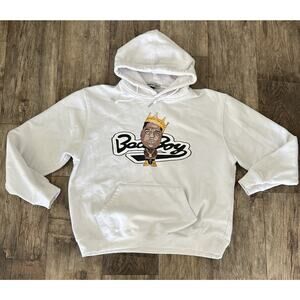 Headgear Classics Notorious B.I.G. Biggie Bad Boy Graphic Print Hoodie Sz Large